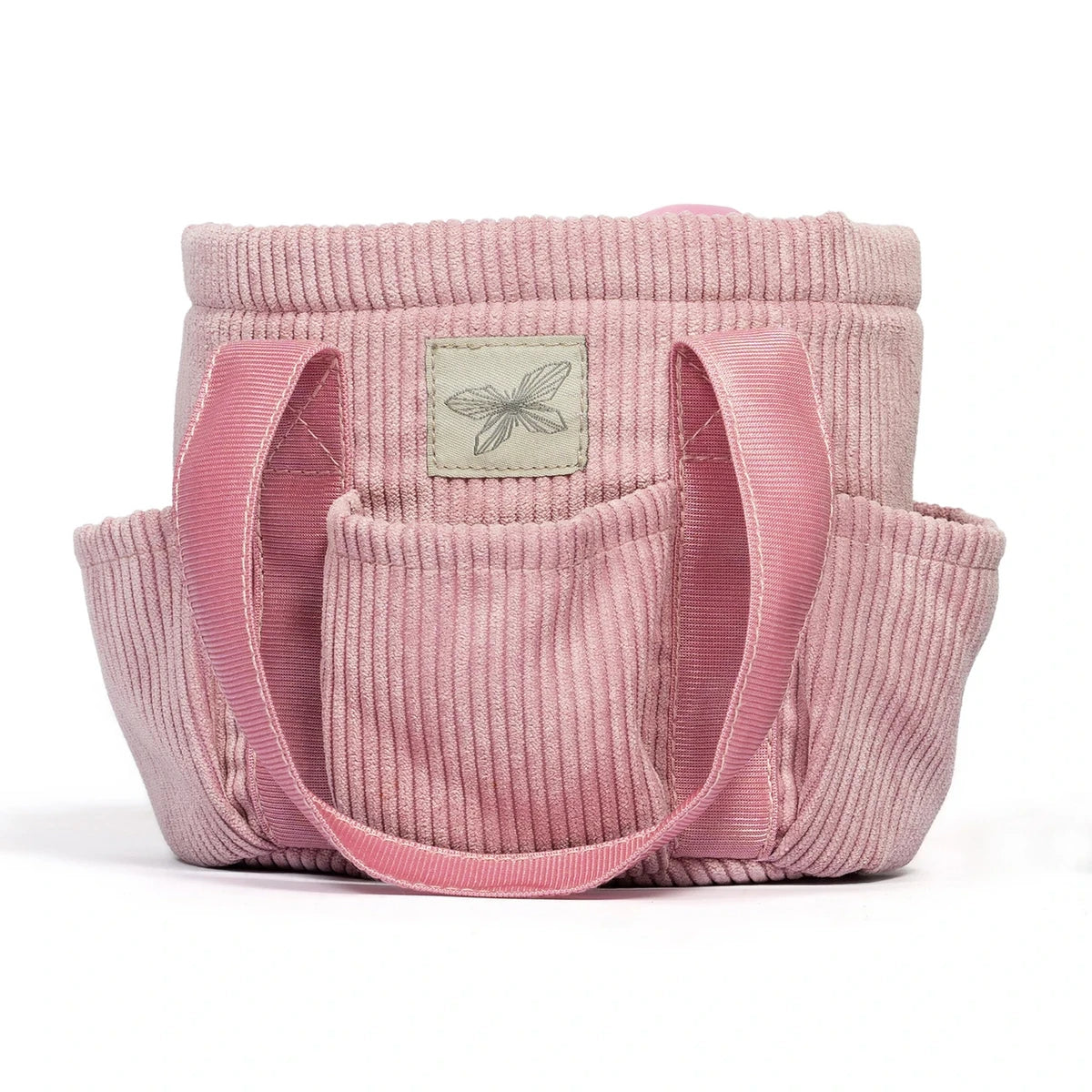 Sac de pansage – Velours côtelé rose (vide) | Hobbyhorse Accessories