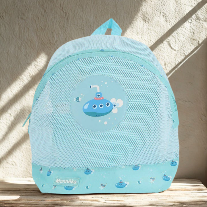 Kinderrucksack Antisand ozean-blau-türkis U-BOOT