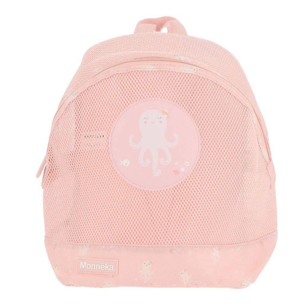 Kinder-Rucksack Antisand rosé-pfirsich JOLIE OKTOPUS