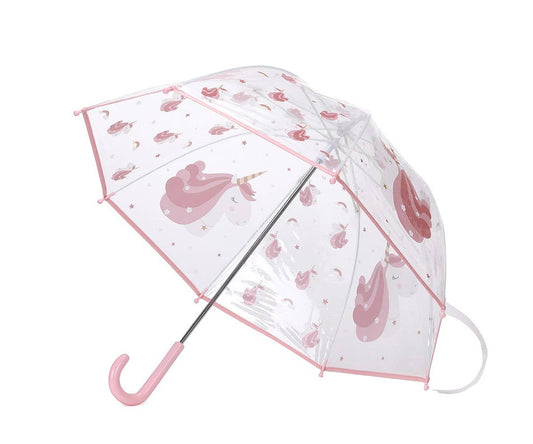 Transparenter Regenschirm Magisches Einhorn