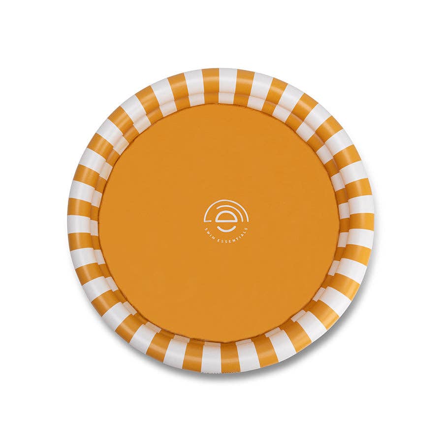 Pataugeoire enfant Ø95 cm jaune blanc FLOW