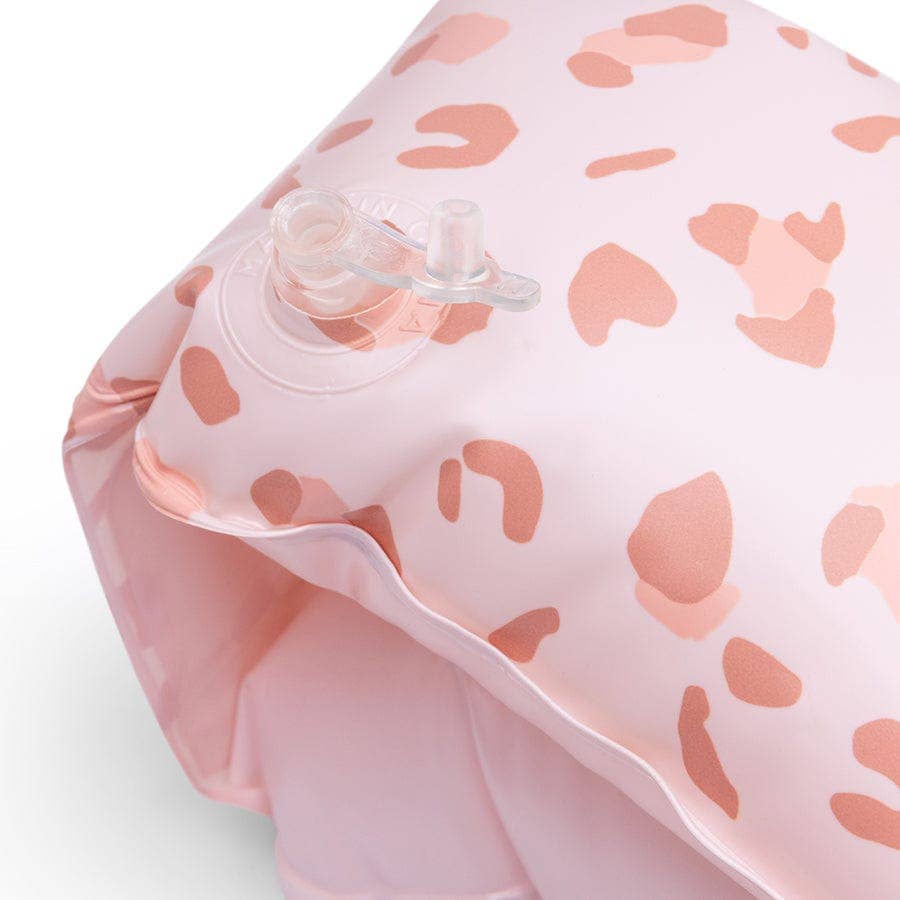 Schwimmflügel 0-2 Jahre LEOPARD OLD PINK