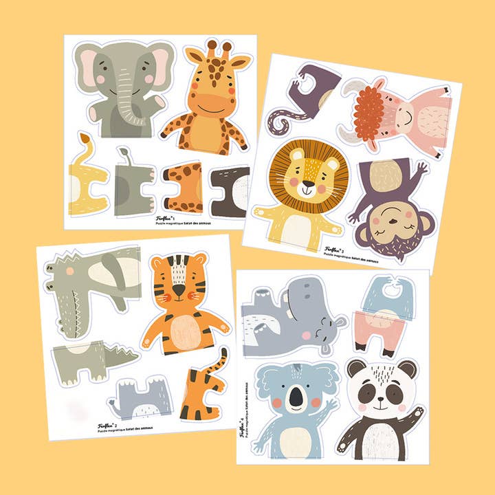 COMING SOON Magnetpuzzle Tiersafari – spielerisch entdecken, kombinieren & lernen