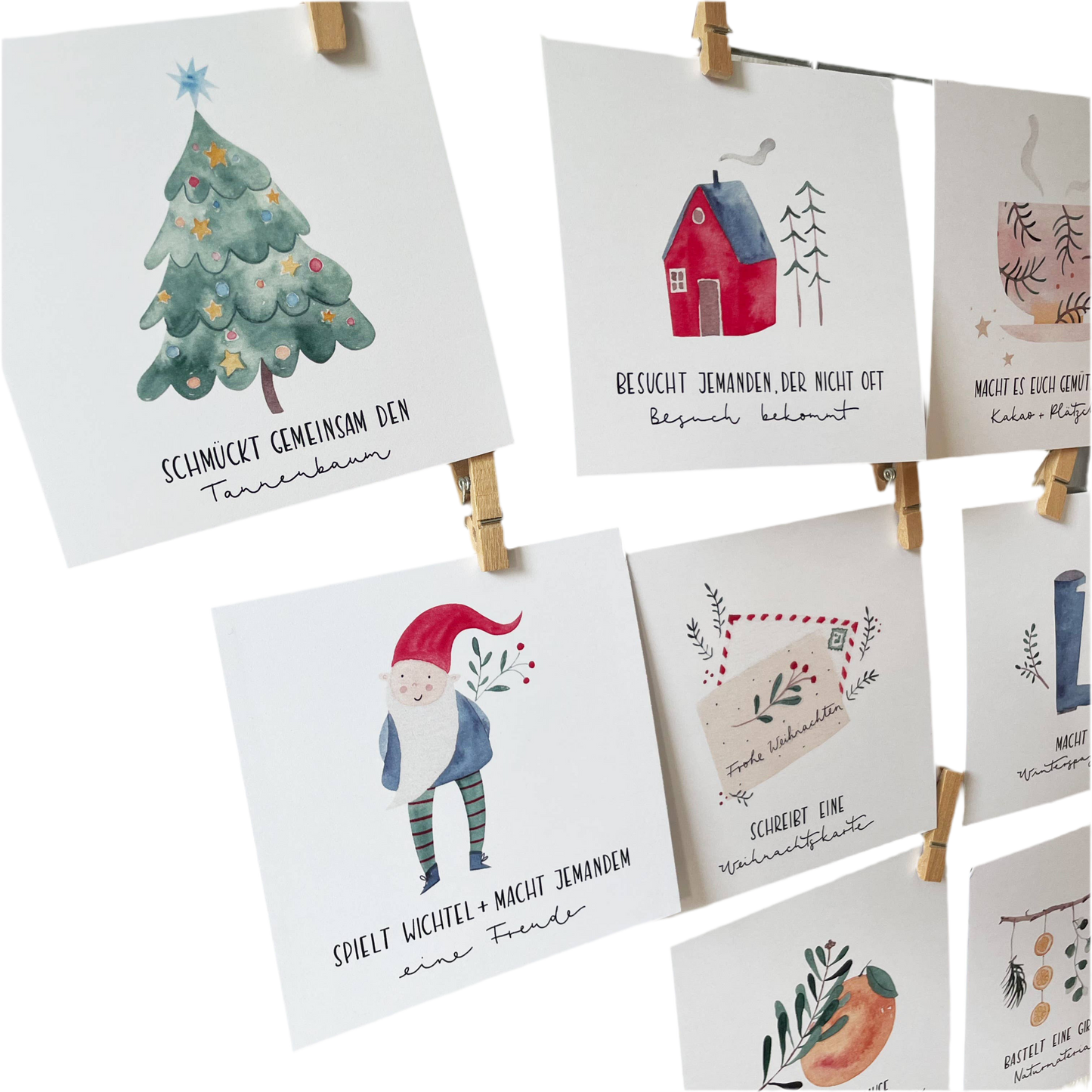 Adventskalender „Gemeinsame Zeit“ – Erinnerungen statt Dinge