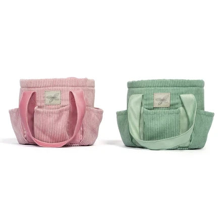 Sac de pansage – Velours côtelé rose (vide) | Hobbyhorse Accessories