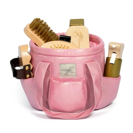 Putztasche – Rosa Glitzer (ohne Inhalt) | Steckenpferd Zubehör