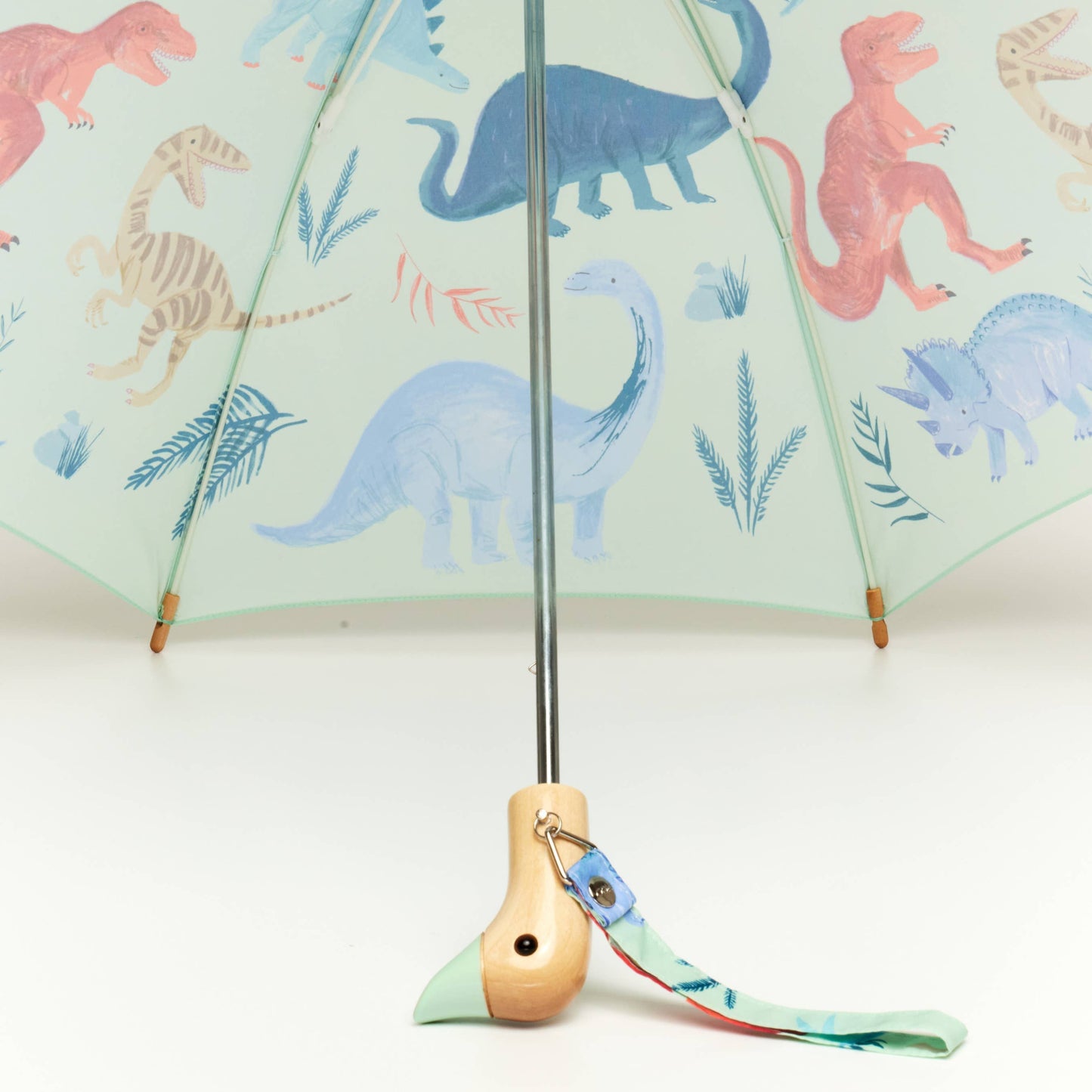 COMING SOON! Limitierter Meri Meri Dinosaurier-Königreich Kinder-Regenschirm: blau