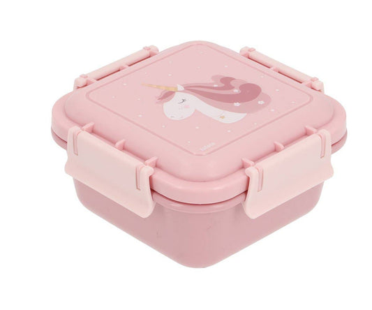 Lunch box large lunch box square magical unicorn