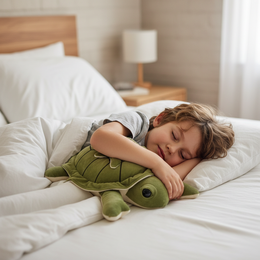 Gewichtete Plüschschildkröte groß 1,6 kg - Sanfter Ruhebringer und starker Beschützer