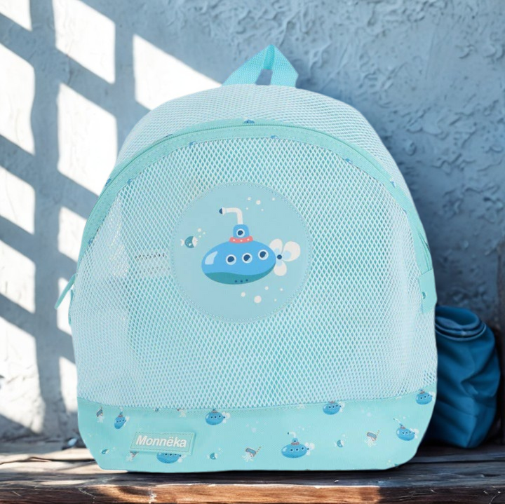 Kinderrucksack Antisand ozean-blau-türkis U-BOOT