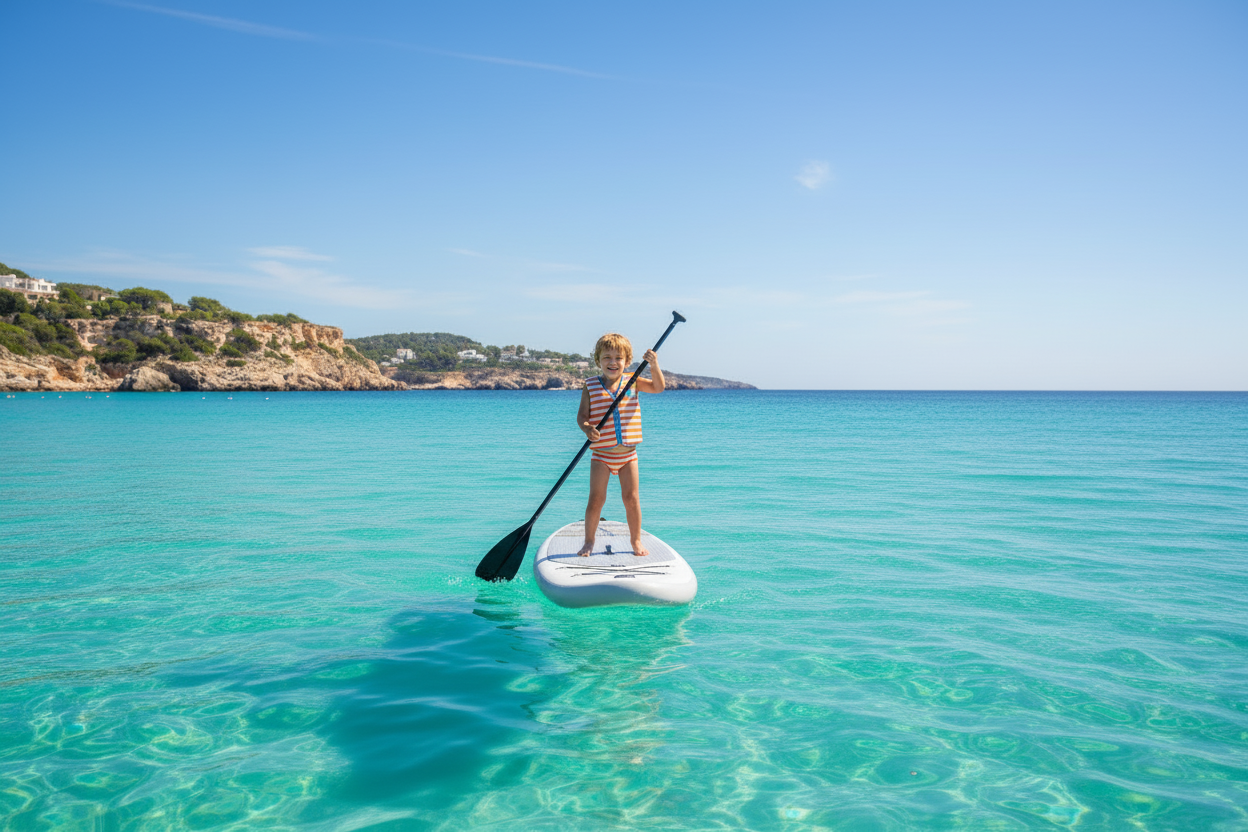 Brown and white life jacket for 2-3 years *Softlines*