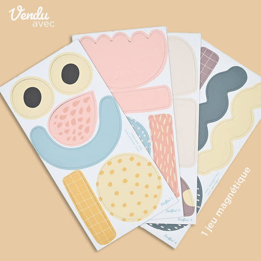 Tableau magnétique 1mx58cm ARCHE VERT ÉMERAUDE