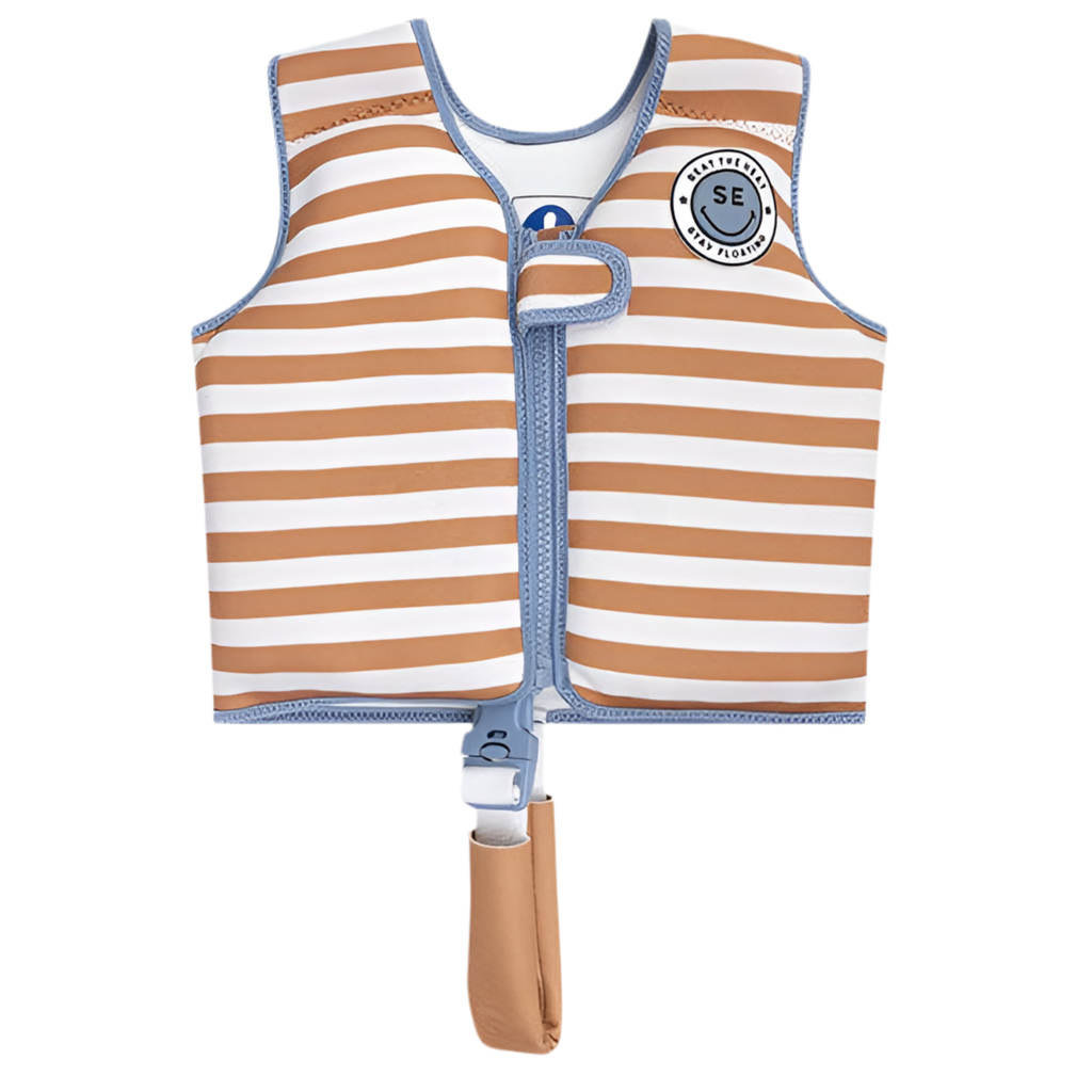Schwimmweste braun weiß 3-6 Jahre SOFTLINES
