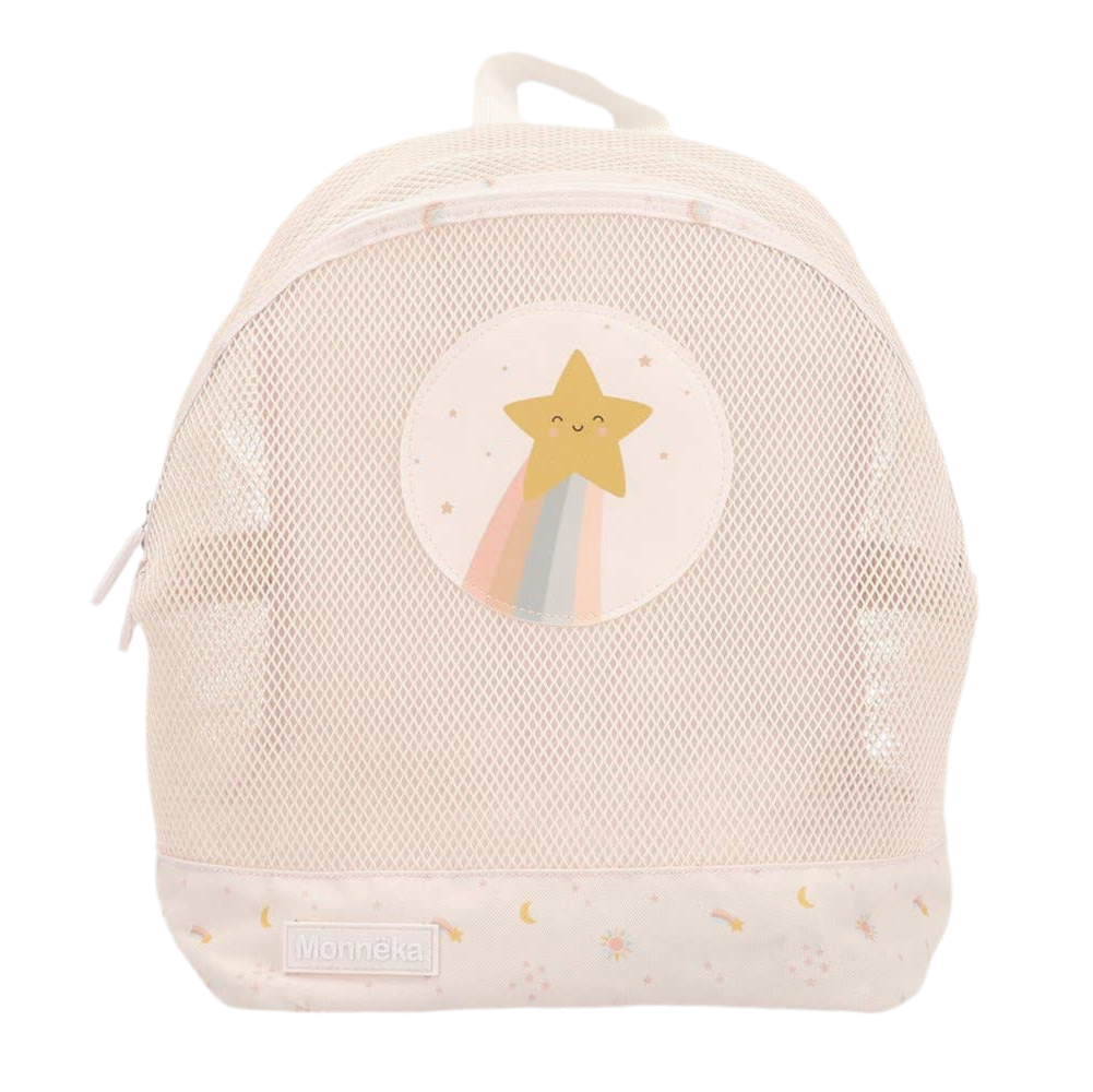 Kinder-Rucksack Antisand beige-rosé STARLIGHT