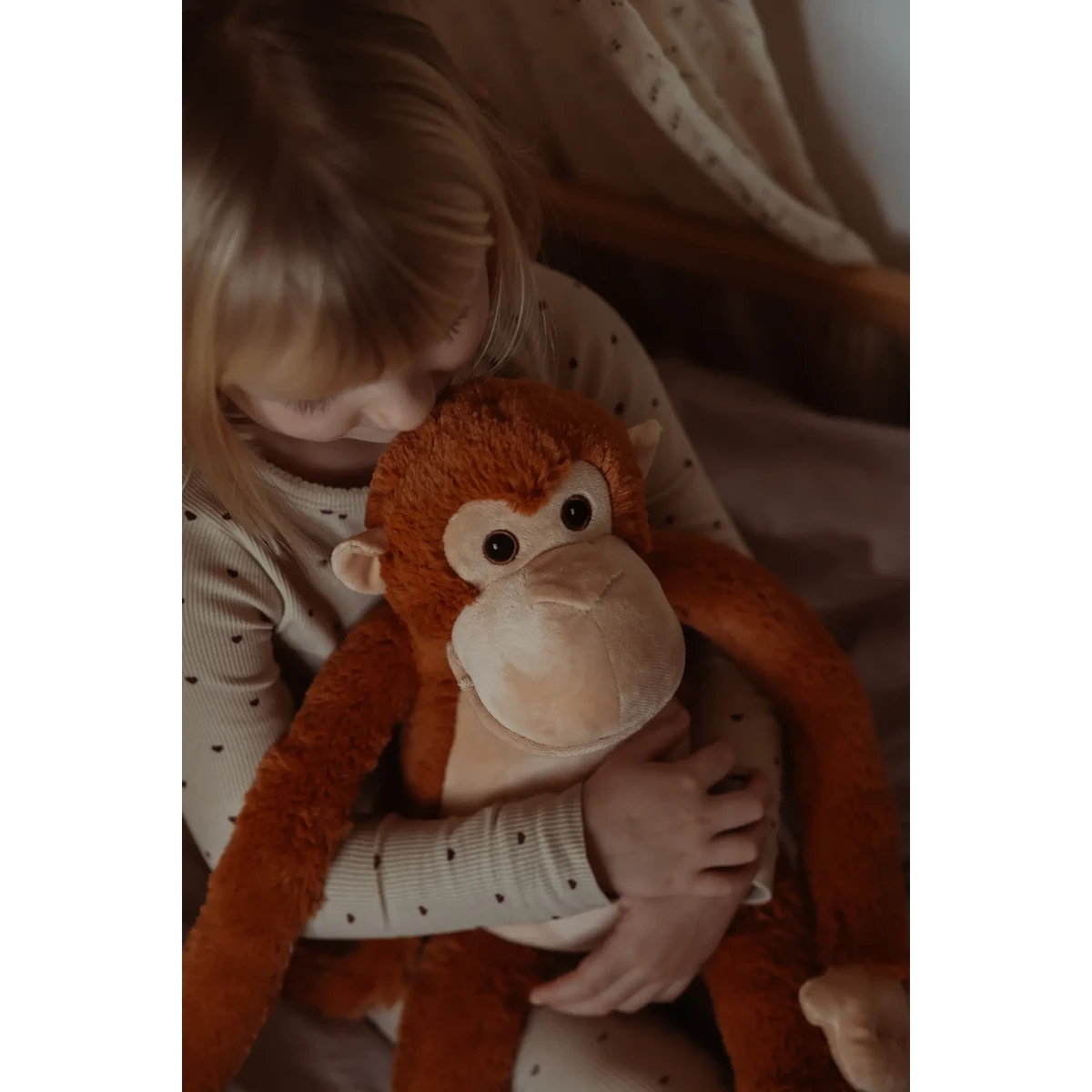 Weighted plush monkey large 1.8 kg - loyal security friend