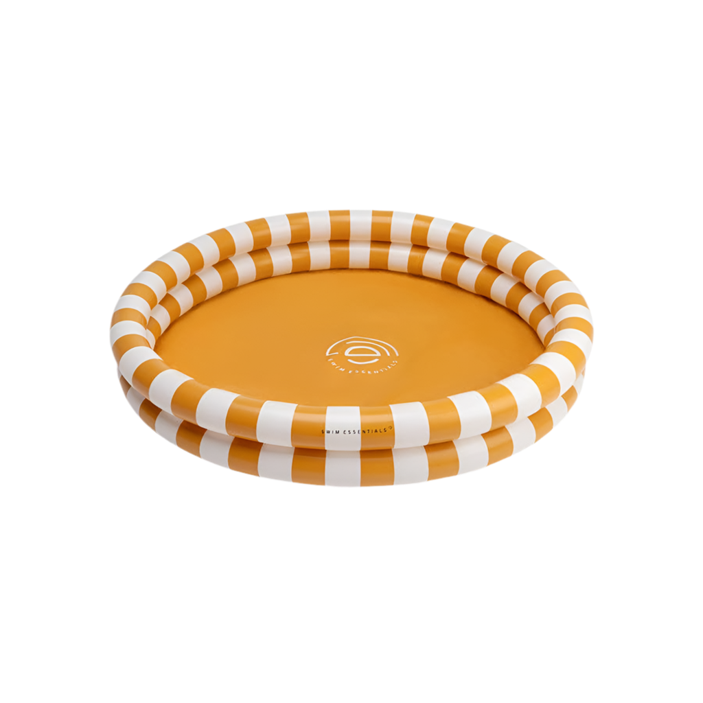 Pataugeoire enfant Ø95 cm jaune blanc FLOW