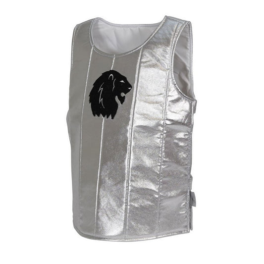 Ritterrüstung Brustpanzer für kleine Steckenpferd Ritter silber