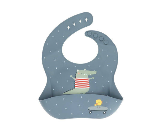 Silikon-Lätzchen Croc