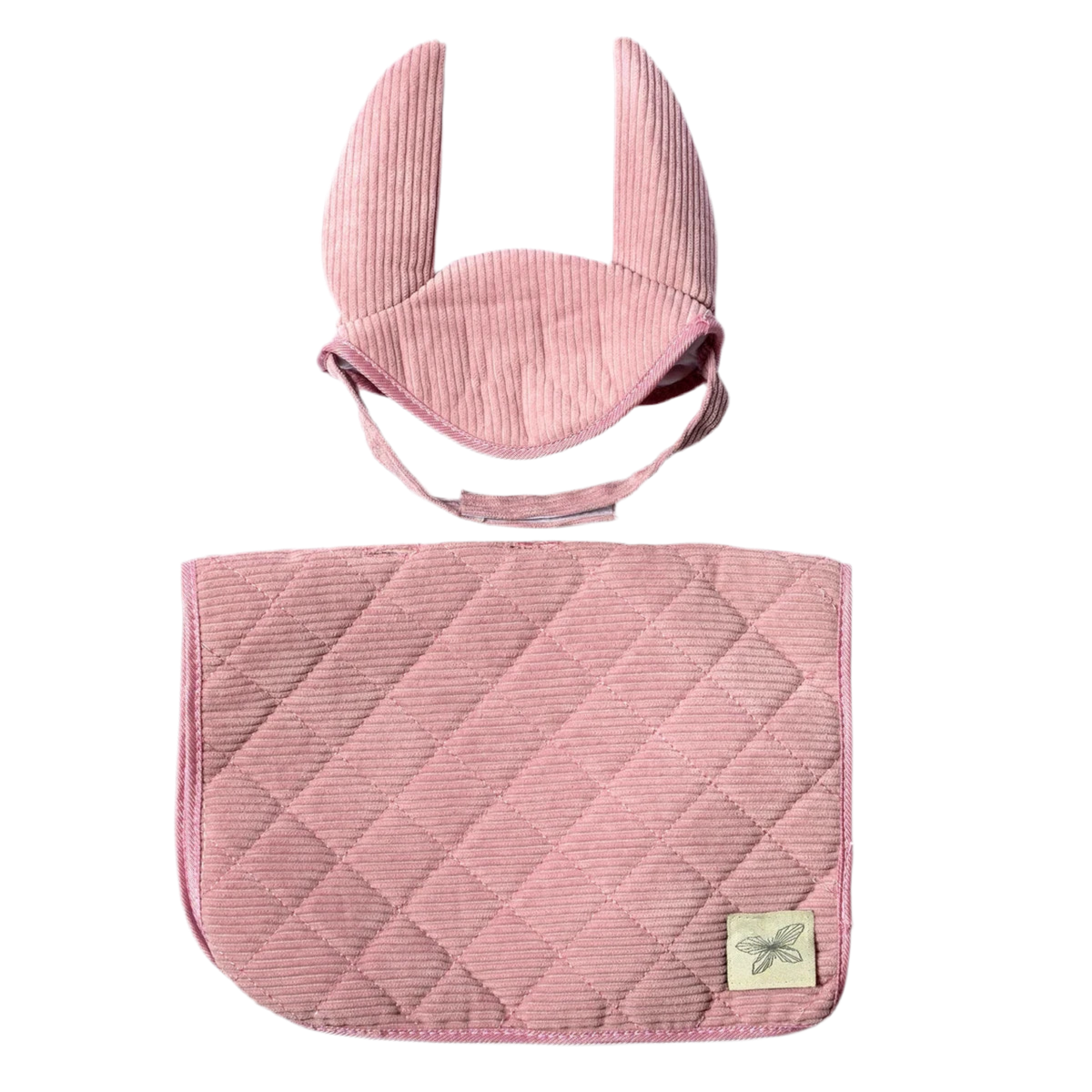 Tapis de selle et abri Hobbyhorse | Cordon rose