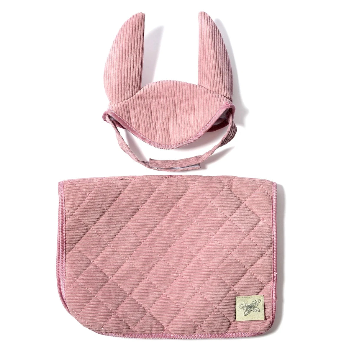 Tapis de selle et abri Hobbyhorse | Cordon rose