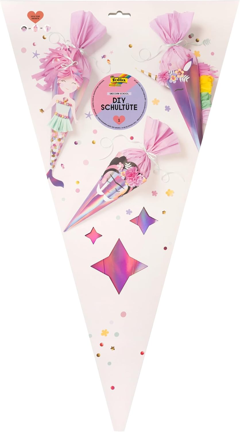 Schultüten-Bastelset UNICORN SCHOOL