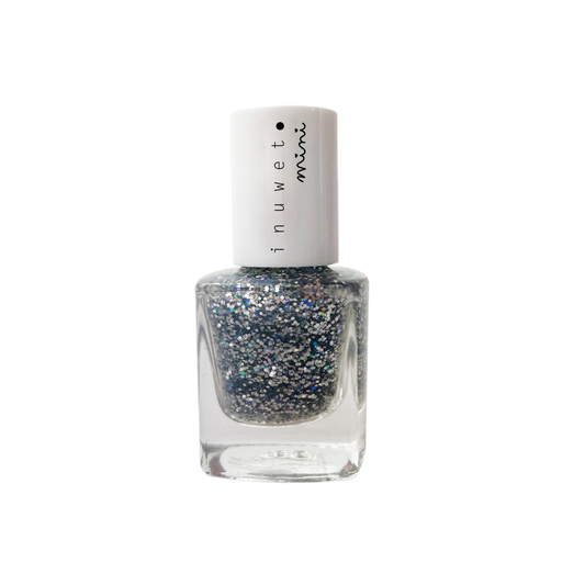 Kids Nagellack – Wasserbasiert & Duftend Glitter Silver Dreamer / Vanilleduft