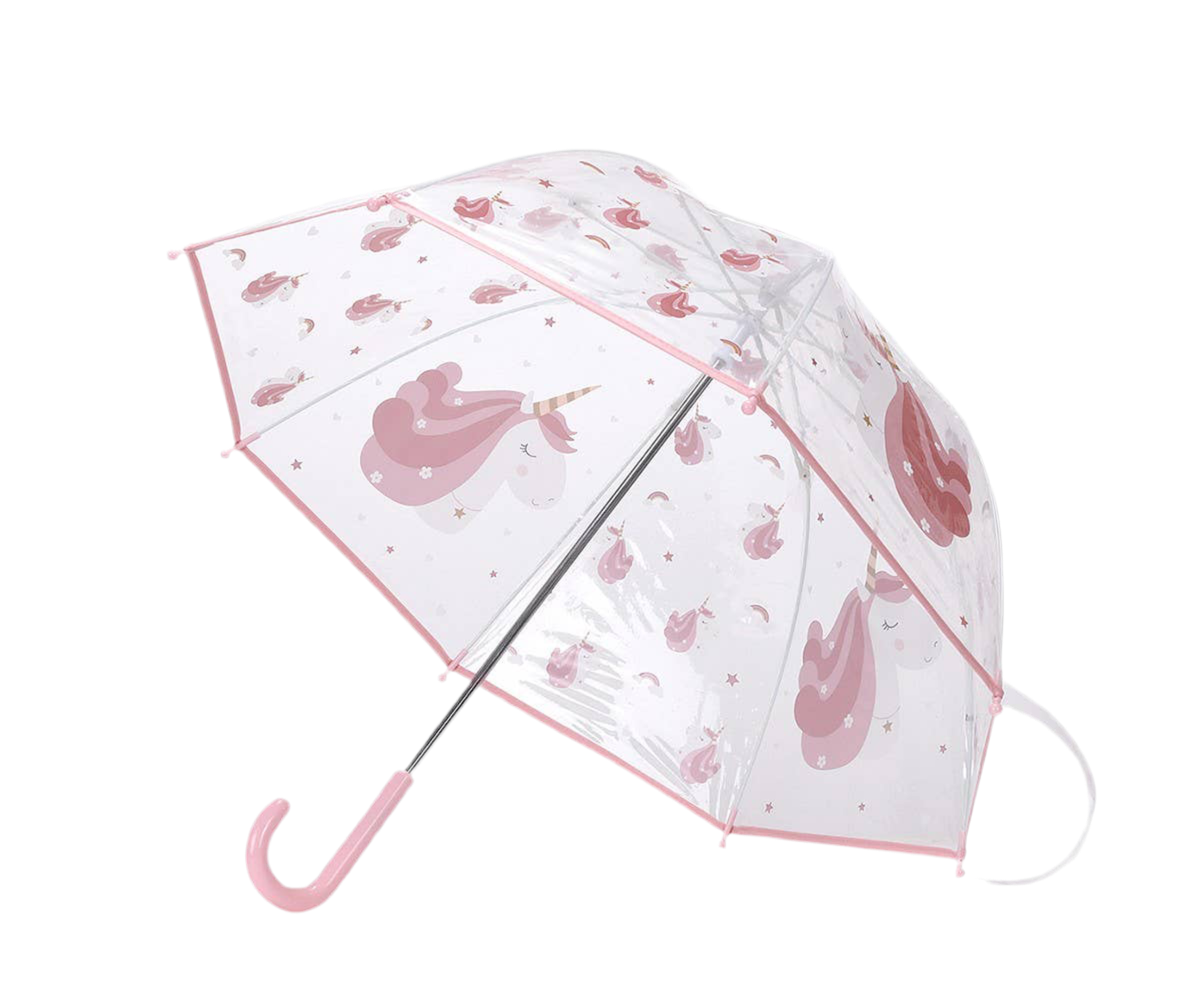 Transparenter Regenschirm Magisches Einhorn