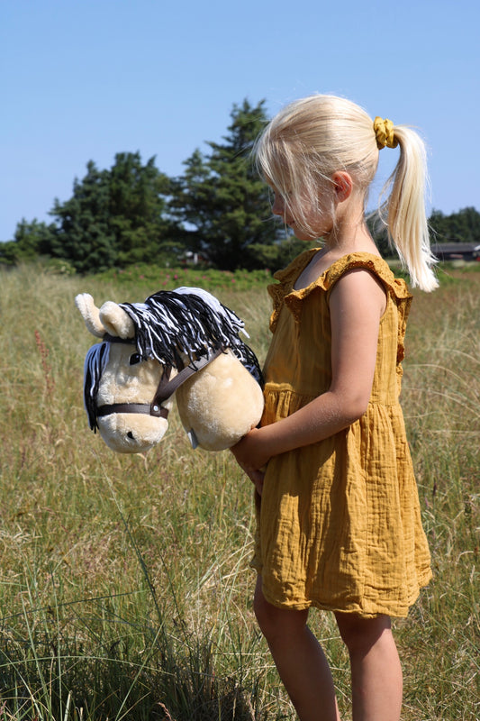 Steckenpferd *Classic Beige*, kurze Mähne - Fördert Fantasie und Rollenspiel