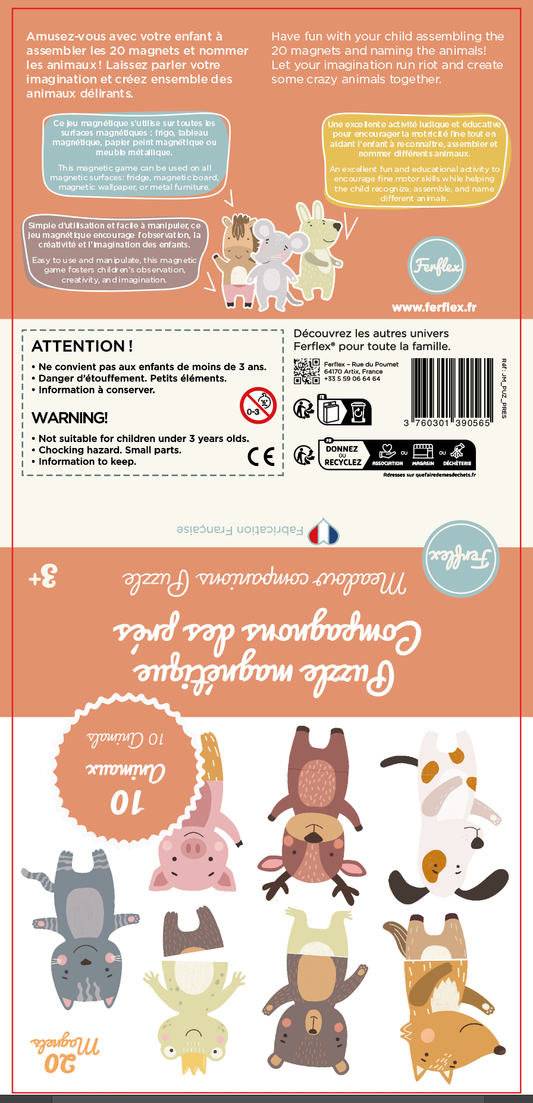 Magnetpuzzle Tiere – entdecke, kombiniere & erfinde deine eigene Tierwelt