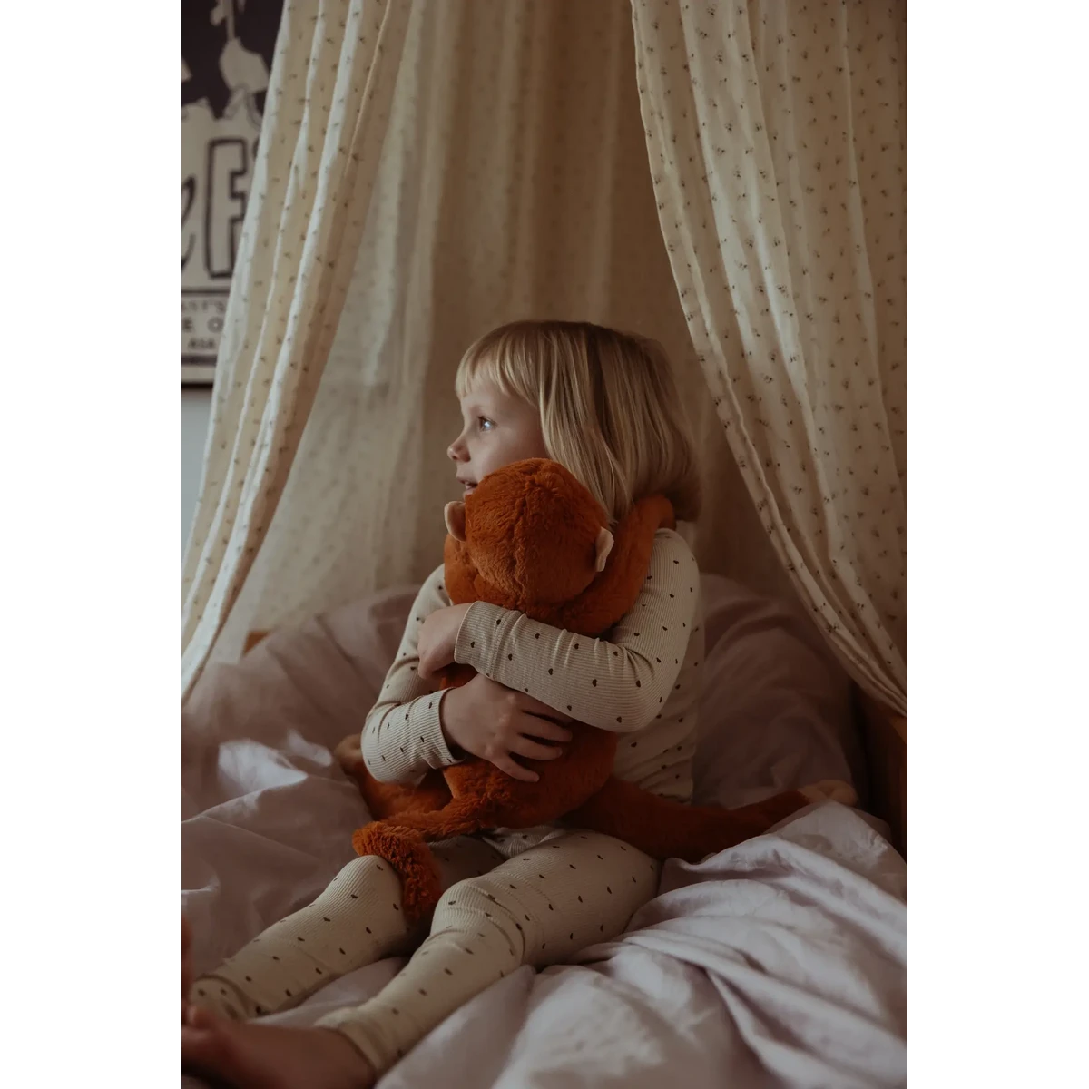 Weighted plush monkey large 1.8 kg - loyal security friend