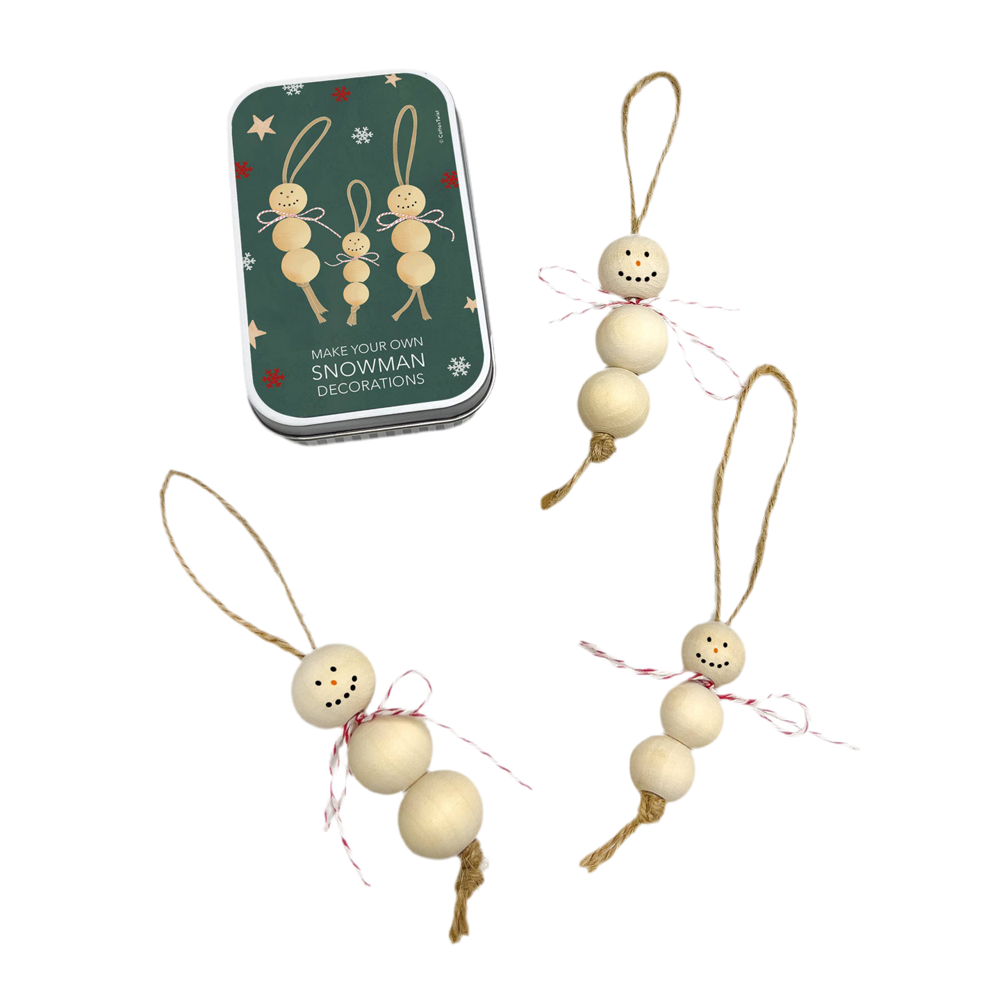 COMING SOON Weihnachtsschmuck-Bastelset – Schneemann