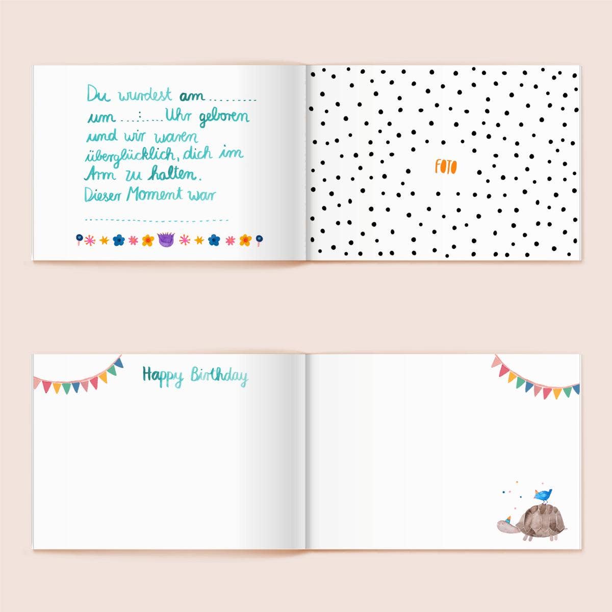 Babytagebuch Hardcover WELCOME