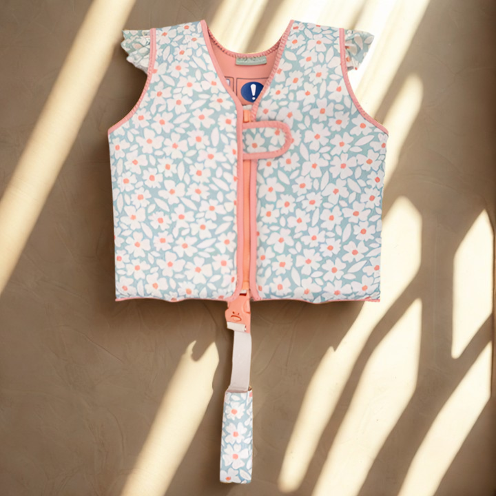 Schwimmweste blau rosa 3-6 Jahre FLORISH