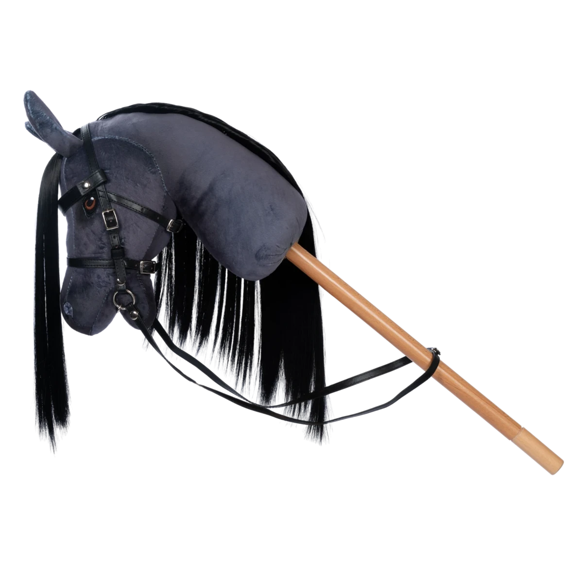Cheval de bataille Blaze | Cheval de bataille gris à crinière noire
