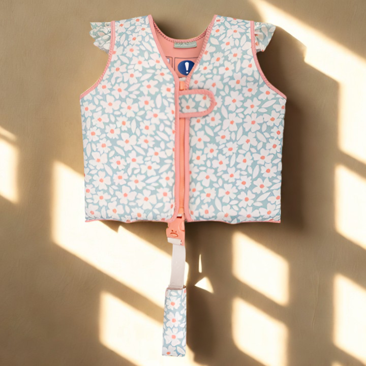 Schwimmweste blau rosa 3-6 Jahre FLORISH