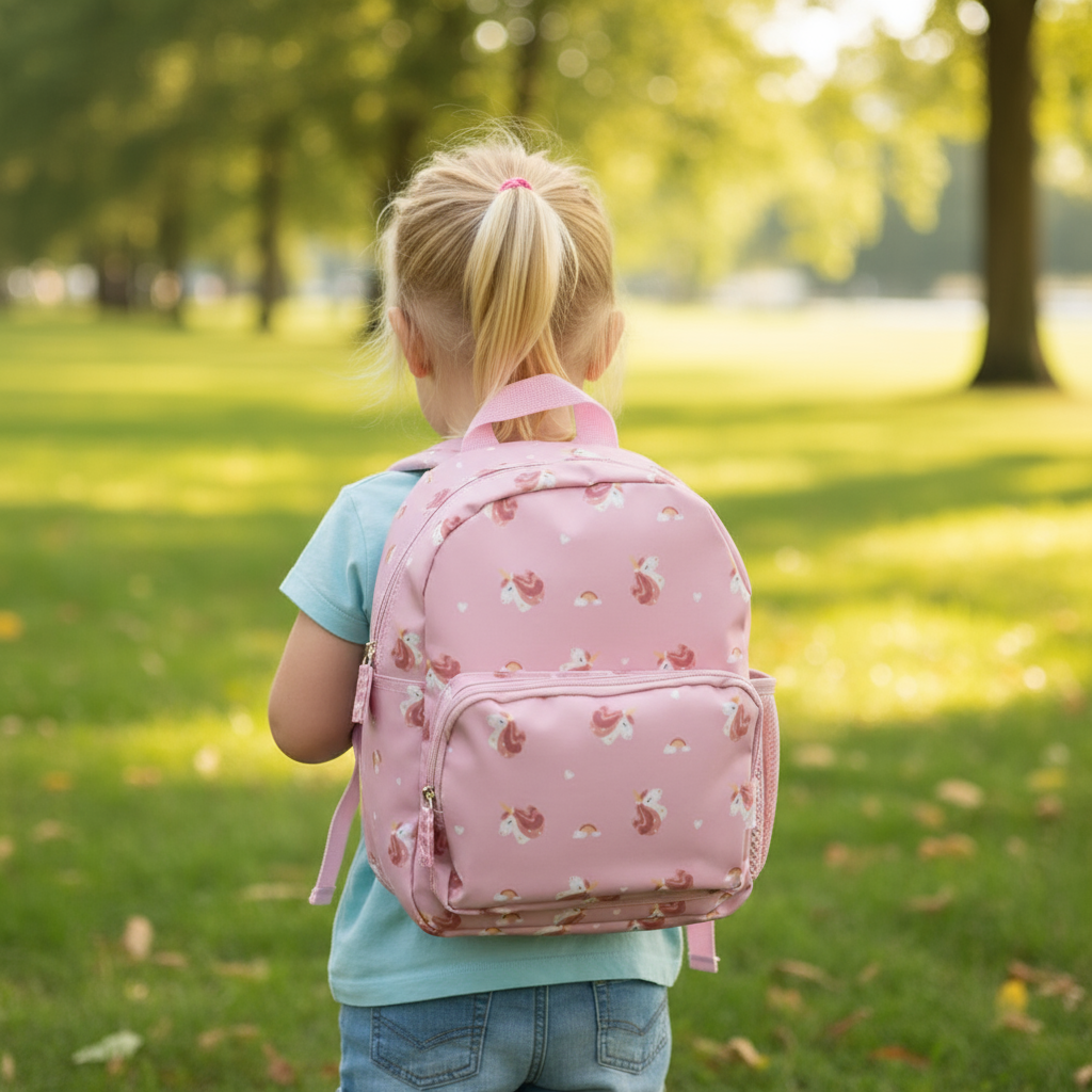 COMING SOON Kleiner Kinderrucksack Magisches Einhorn – ideal für Kindergarten / Kita