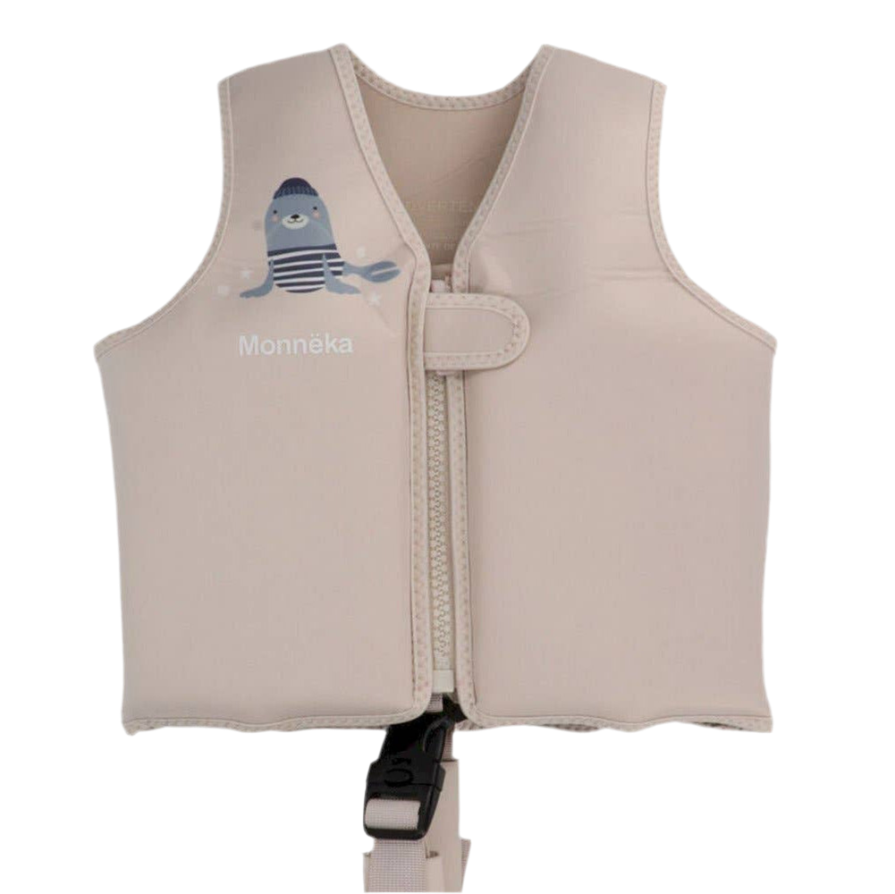 Gilet de sauvetage beige ivoire 3-6 ans SEAL