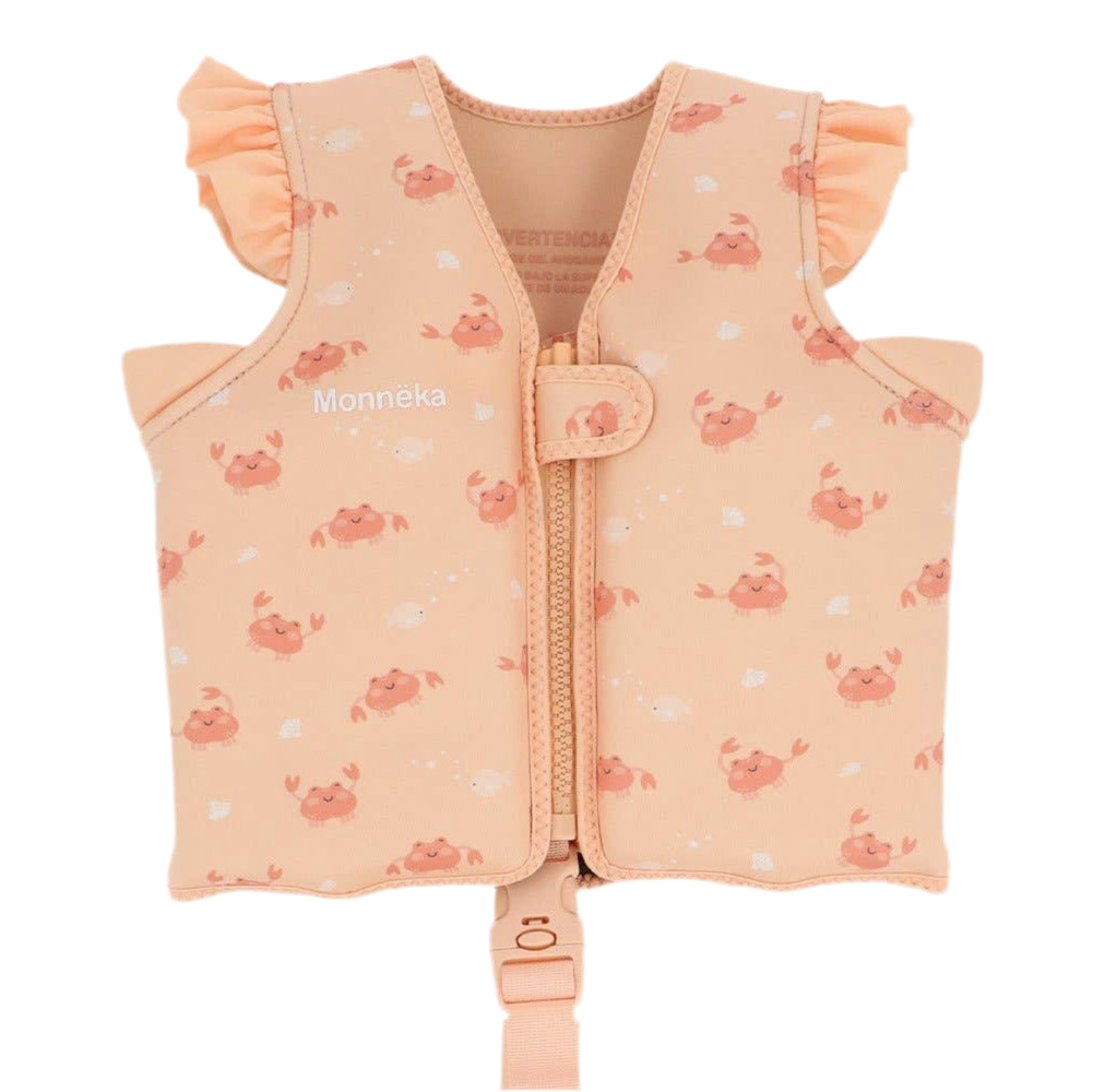 Gilet de sauvetage orange-blush 1-3 ans CRABE CORAIL