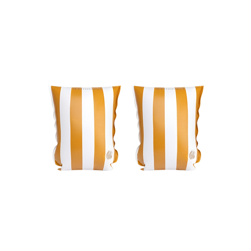Ailes de natation marron-blanc 2-6 ans LIGNES SOUPLES
