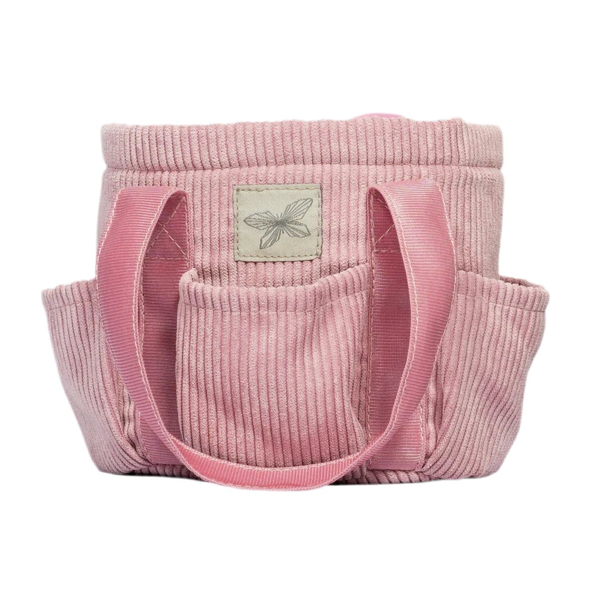 Sac de pansage – Velours côtelé rose (vide) | Hobbyhorse Accessories