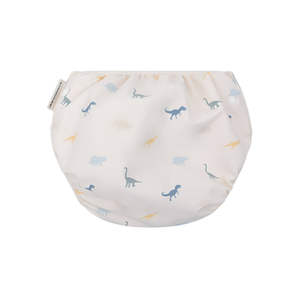 Couche de bain lavable multicolore DINO