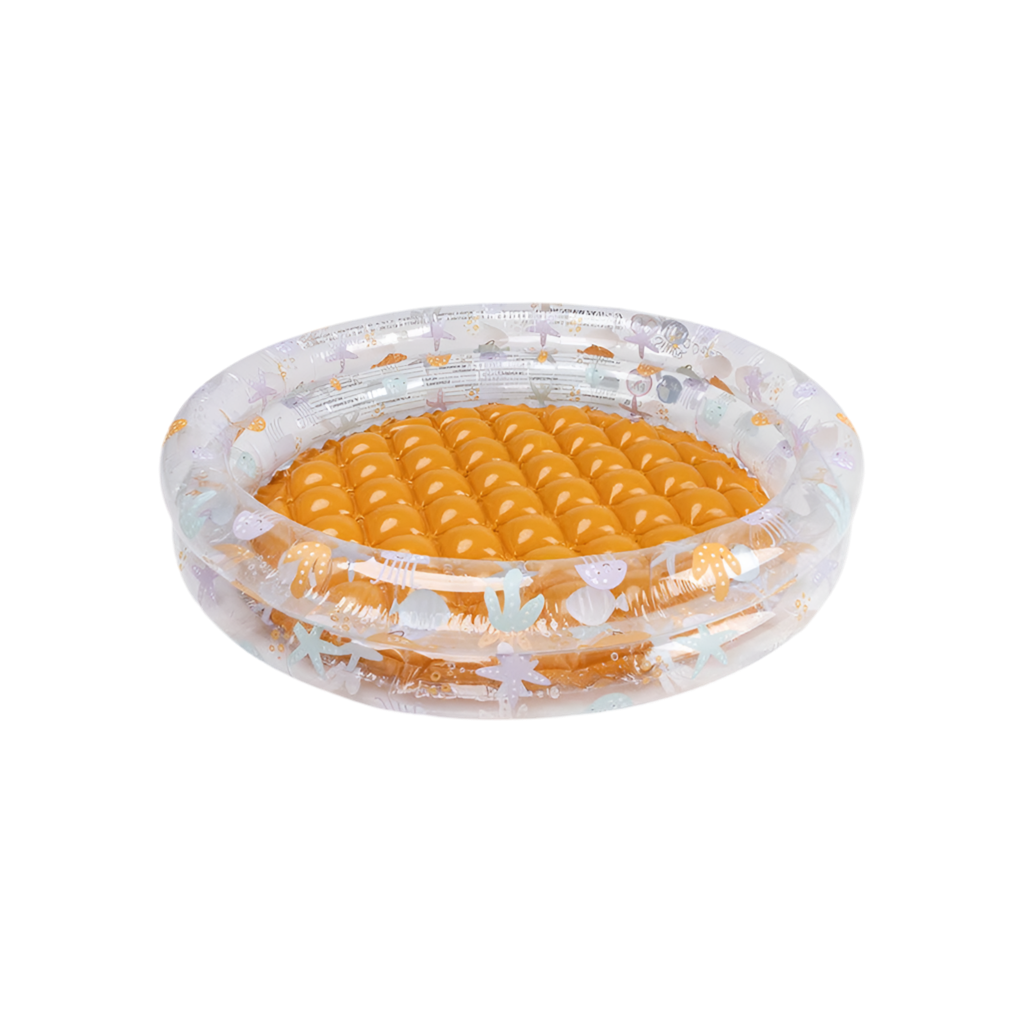 Pataugeoire enfant Ø95cm transparente-dorée SEALIFE