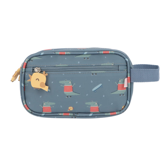 Crocodile toiletry bag
