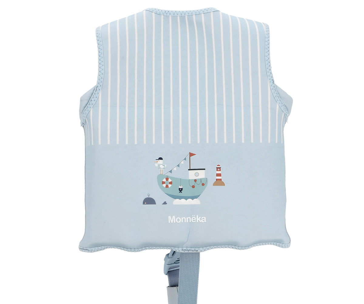 Gilet de sauvetage bleu clair 1-2 ans BATEAU DE PÊCHE