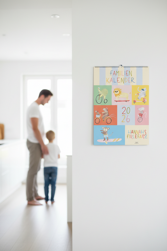 *Familienkalender 2026* – Coole Tiere & ganz viel Platz für eure Termine