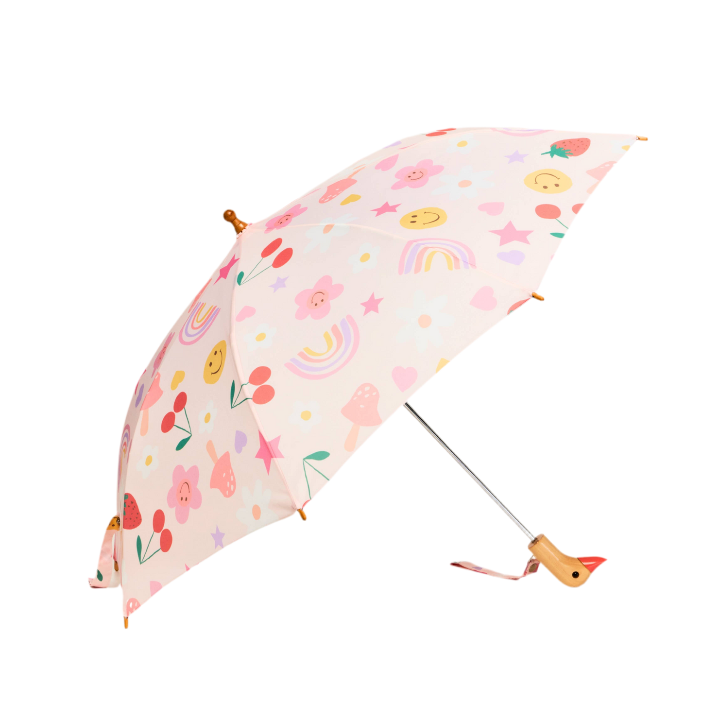 COMING SOON Limitierter Meri Meri Happy Icons Kinder-Regenschirm: Rosa