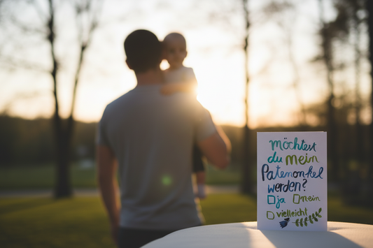 Postkarte *Möchtest du mein Patenonkel werden*