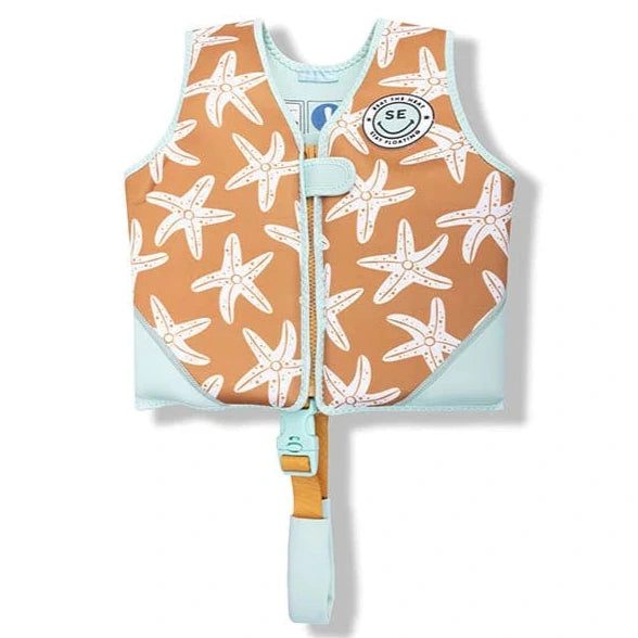 Life jacket golden brown 3-6 years Seastars
