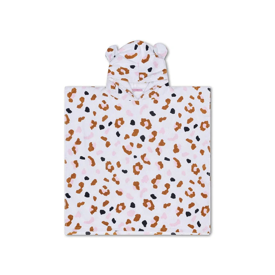 Strandponcho khaki LEOPARD