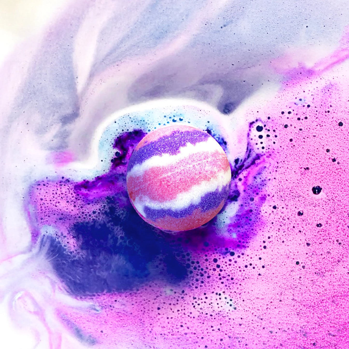 Vegane Badebombe – Eiscreme-Kollektion Cassis 🍇